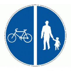 2.63 Piste cyclable et chemin pour piétons Ø cm: 60, Exécution: Scotchlite HIP