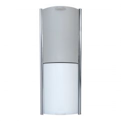 Showerbox, 2 Schiebeelemente, 062 Platinum silber, normal