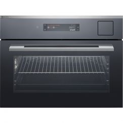 Electrolux EB4PL70KCN Four encastrable Compact 45 Profi Steam, Acier inox avec antitraces de doigts