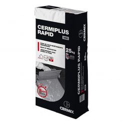 cermiplus Rapid, 25kg, mortier avec adhérence améliorée à prise rapide