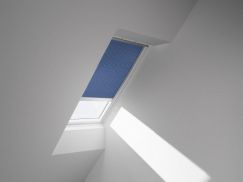 Store énergie white line bleu 55 cm x 98 cm VELUX INTEGRA® Solar automatique