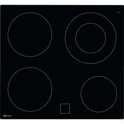 Electrolux GK56PO Piani di cottura in vetroceramica, Nero