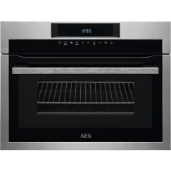 AEG BO4GEMKM, Four encastrable Compact 45 Micro-ondes solo, Acier inox