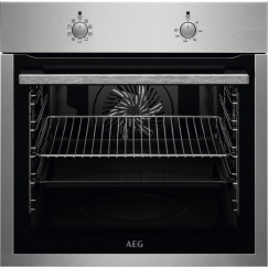 AEG BOBM, Four encastrable, Acier inox avec antitraces de doigts