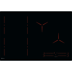 Electrolux GK78TSIPO, Plan de cuisson à induction, Noir