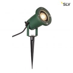 BIG NAUTILUS QPAR51, lampada a picchetto per esterni, verde, IP65 max. 11W