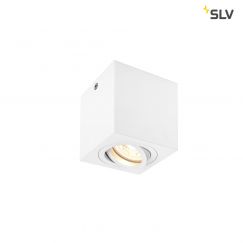 TRILEDO Single, lampada a plafone per interni, QPAR51, bianca, max 10W