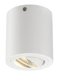 TRILEDO ROUND CL Aufbau- downlight, mattweiss, LED, 6W, 38°, 3000K, inkl. Treiber