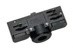 EUTRAC 3-Phasen Stromschienen- adapter, schwarz inkl. Montagezubehör