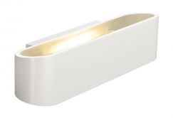 OSSA R7s 300 Wandleuchte, oval, weiss, R7s 118mm, max. 120W, up/down