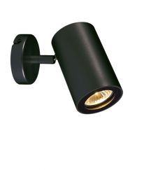 ENOLA_B lampada a parete/plafone singola, nero opaco, GU10, max. 50W