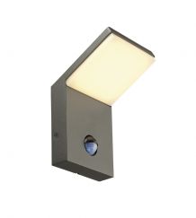 ORDI LED Wandleuchte, anthrazit, 3000K, mit Sensor,